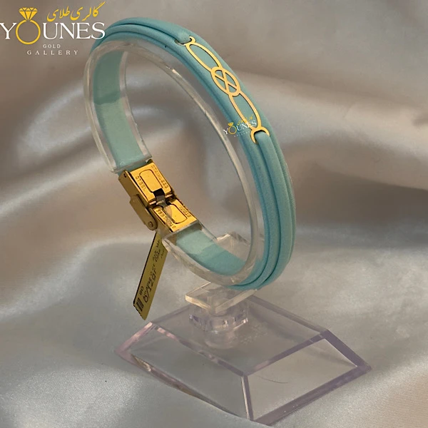 دستبند طلا زنانه چرم بینهایت L110